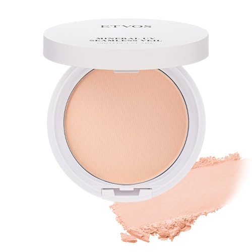 ETVOS(エトヴォス) ミネラルUVシームレスベール #ナチュラルベージュ SPF50 PA++++ (敏感肌 日焼け止め UVカット 化粧直し 仕上げパウダー 石けんオフ 紫外線吸収剤フリー セミマット)