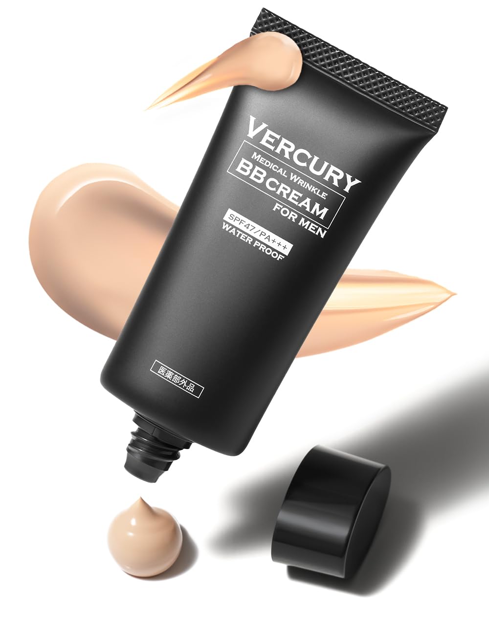 【女子バレしない1軍男子の秒速モテ肌BBクリーム】バーキュリー BBクリーム メンズ ファンデーション コンシーラー 医薬部外品 日焼け止め ニキビ跡 青髭 隠し 30g