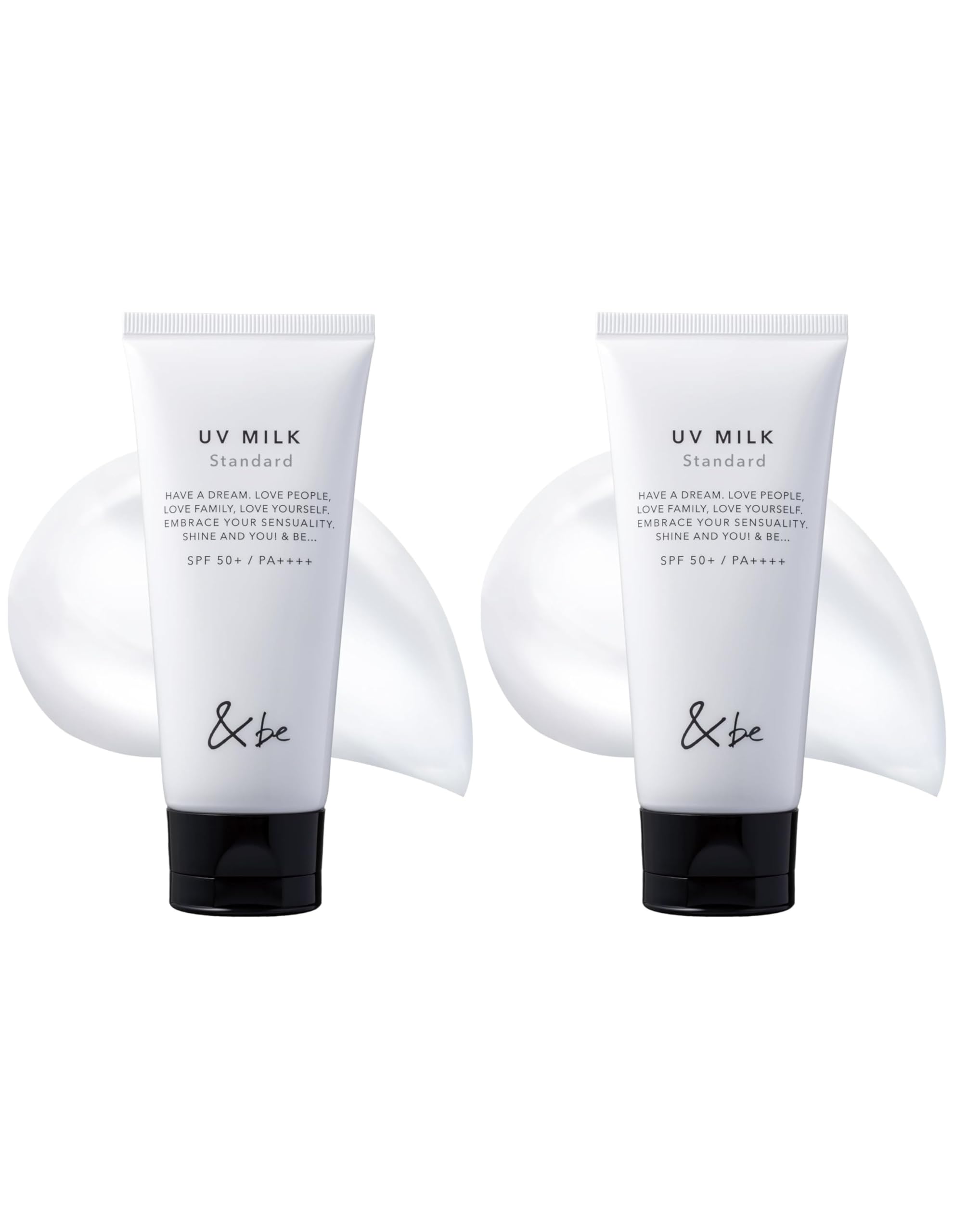 &be アンドビー UVミルク スタンダード SPF50+ PA++++ 100g ×2個セット